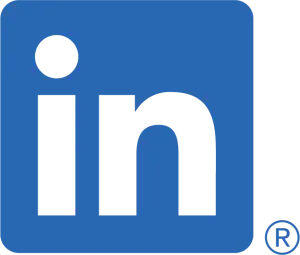 LinkedIn official logo in blue for Melchers Group